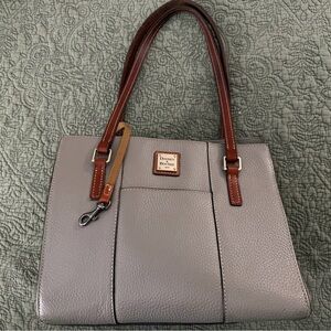 Dooney & Bourke Charlotte Tote Bag Pebble Leather in Gray